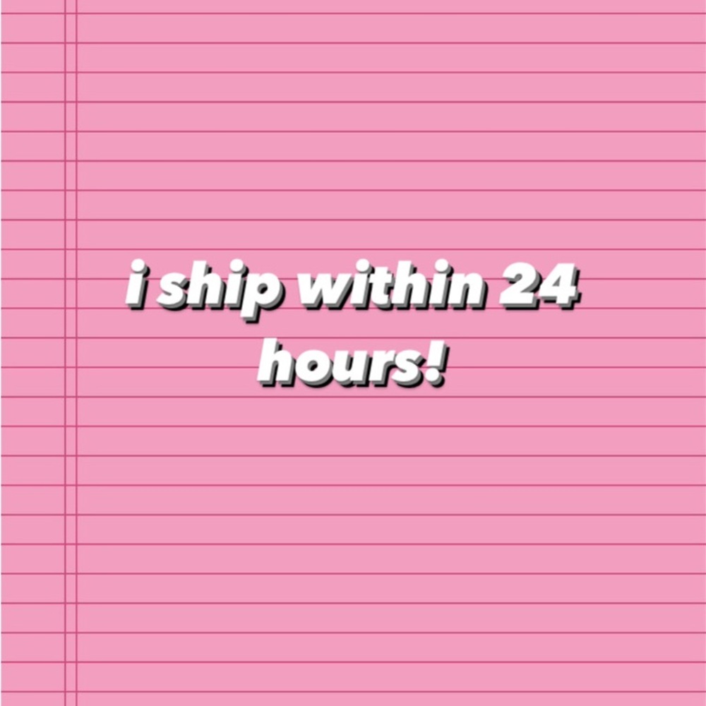I ship within 24 hours! 📦 🚚